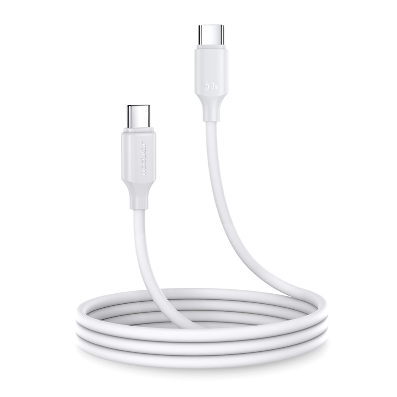 Kabel Joyroom Long-Lasting Series A9 USB-C / USB-C PD QC 60W 3A 1 m - bílý
