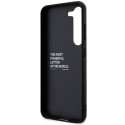 Pouzdro BMW Leather Carbon na Samsung Galaxy S23+ - černé
