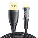 Kabel Joyroom Star-Cloud Series A3 USB-A / Lightning 2,4A 1,2 m se Smart Switch - černý