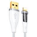 Kabel Joyroom Star-Cloud Series A3 USB-A / Lightning 2,4A 1,2 m se Smart Switch - bílý