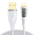 Kabel Joyroom Star-Cloud Series A3 USB-A / Lightning 2,4A 1,2 m se Smart Switch - bílý