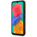 BMW kožené pouzdro Leather Stamp Tricolor pro Samsung Galaxy A54 – černé