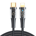 Kabel Joyroom Star-Cloud Series A3 USB-C / Lightning 20W 1,2 m se Smart Switch - černý