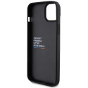 BMW kožené pouzdro Leather Carbon pro iPhone 15 Plus – černé
