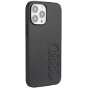 Kryt Audi Synthetic Leather iPhone 13 Pro Max - černá/černá