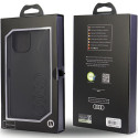 Kryt Audi Synthetic Leather iPhone 13 Pro Max - černá/černá