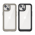 AG PREMIUM Zesílené pouzdro Outer Space s pružným rámem pro iPhone 15 - průhledné