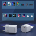 CHOETECH PD5010 Miniaturní USB-C PD nabíječka 20W, bílá