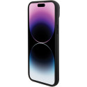 BMW kožené pouzdro Leather Hot Stamp pro iPhone 15 – černé