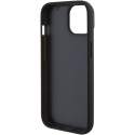 BMW kožené pouzdro Leather Hot Stamp pro iPhone 15 – černé