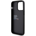 BMW pouzdro Leather Carbon pro iPhone 15 Pro Max – černé