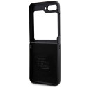 BMW kožené pouzdro Leather Carbon pro Samsung Galaxy Z Flip 5 – černé