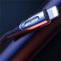 Kabel Joyroom Sharp Series S-M411 USB-A / Lightning 3A 1,2 m s indikátorem nabíjení - černý