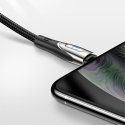 Kabel Joyroom Sharp Series S-M411 USB-A / Lightning 3A 1,2 m s indikátorem nabíjení - černý