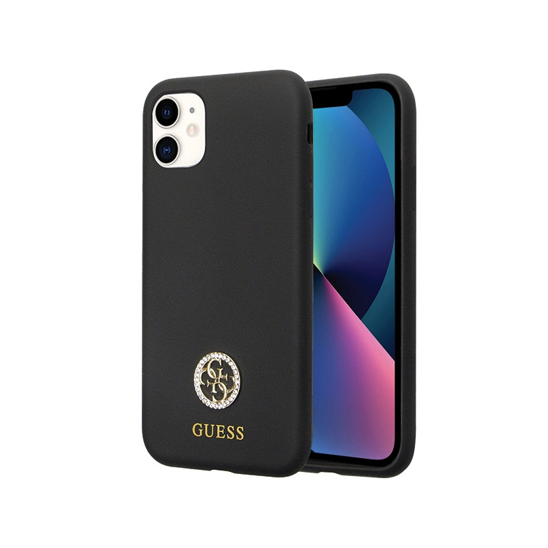 Kryt Guess GUHCN614DGPK pro iPhone 11 / iPhone XR - černý