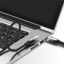 Kabel Joyroom Sharp Series S-M411 USB-A / Lightning 3A 1,2 m s indikátorem nabíjení - černý
