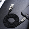 Kabel Joyroom Sharp Series S-M411 USB-A / Lightning 3A 1,2 m s indikátorem nabíjení - černý