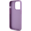 Pouzdro Guess Leather 4G iPhone 15 Pro – fialová