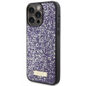 Kryt Guess Rhinestone Metal Logo iPhone 15 Pro pink