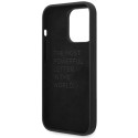 BMW pouzdro Silicone Pattern pro iPhone 15 Pro – černé