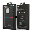 BMW pouzdro Silicone Pattern pro iPhone 15 Pro – černé