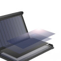 CHOETECH SC001 Solární (fotovoltaická) nabíječka s 2x USB a výkonem 19W, černá
