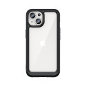 AG PREMIUM Zesílené pouzdro s pružným rámem pro iPhone 15 Plus Outer Space - černé