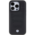 BMW pouzdro Leather Seats Pattern pro iPhone 15 Pro Max – černé