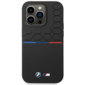 BMW silikonové pouzdro Silicone Pattern pro iPhone 15 Pro Max – černé