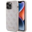 Kryt Guess 4G Metal Gold Logo iPhone 15 Pro Max pink