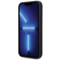 BMW silikonové pouzdro Silicone Metal Logo pro iPhone 15 Pro Max – černé