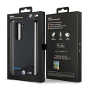 BMW kožené pouzdro Leather Carbon pro Samsung Galaxy Z Fold 5 – černé