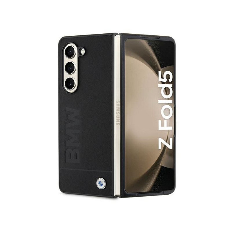 BMW pouzdro Signature Logo Imprint pro Samsung Galaxy Z Fold 5 – černé