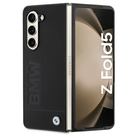 BMW pouzdro Signature Logo Imprint pro Samsung Galaxy Z Fold 5 – černé