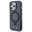 BMW pouzdro Ring Stand M Collection MagSafe pro iPhone 15 Pro – černé