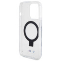 BMW pouzdro Ring Stand M Collection MagSafe pro iPhone 15 Pro – průhledné