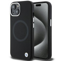 BMW silikonové pouzdro Signature Liquid Silicone MagSafe pro iPhone 15 Plus – černé