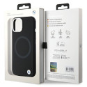 BMW silikonové pouzdro Signature Liquid Silicone MagSafe pro iPhone 15 Plus – černé