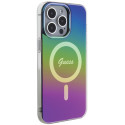 Kryt Guess IML IRIDESCENT MagSafe pro iPhone 15 Pro - černý