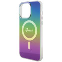 Kryt Guess IML IRIDESCENT MagSafe pro iPhone 15 Pro - černý