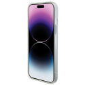 Kryt GUESS IML IRIDESCENT MagSafe pro iPhone 15 Pro - tyrkysová