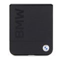 BMW kožené pouzdro Leather Hot Stamp pro Samsung Galaxy Z Flip 5 – černé