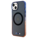BMW pouzdro Gradient Bumper MagSafe pro iPhone 15 Plus / 14 Plus – šedé