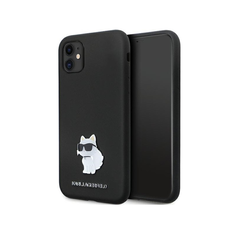 Kryt Karl Lagerfeld KLHCN61SMHCNPK pro iPhone 11 / XR - černý