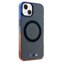 BMW pouzdro Gradient Bumper MagSafe pro iPhone 15 Plus / 14 Plus – šedé
