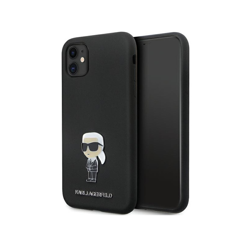 Kryt Karl Lagerfeld KLHCN61SMHKNPK pro iPhone 11 / XR - černý