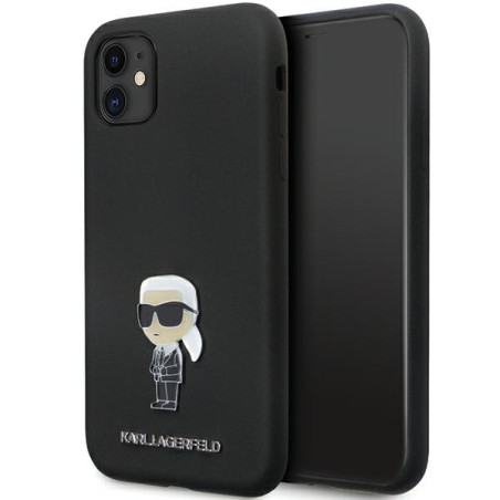 Kryt Karl Lagerfeld KLHCN61SMHKNPK iPhone 11 / XR - černý