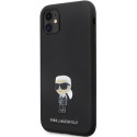 Kryt Karl Lagerfeld KLHCN61SMHKNPK iPhone 11 / XR - černý