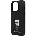 Kryt Karl Lagerfeld KLHCP13LSMHKNPK pro iPhone 13 Pro / 13 - černý