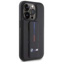 BMW pouzdro Grip Hot Stamp pro iPhone 15 Pro – černé